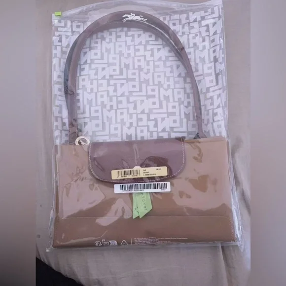 LONGCHAMP Le Pliage large Shoulder Tote bag Desert Beige Tan color - Picture 6 of 8